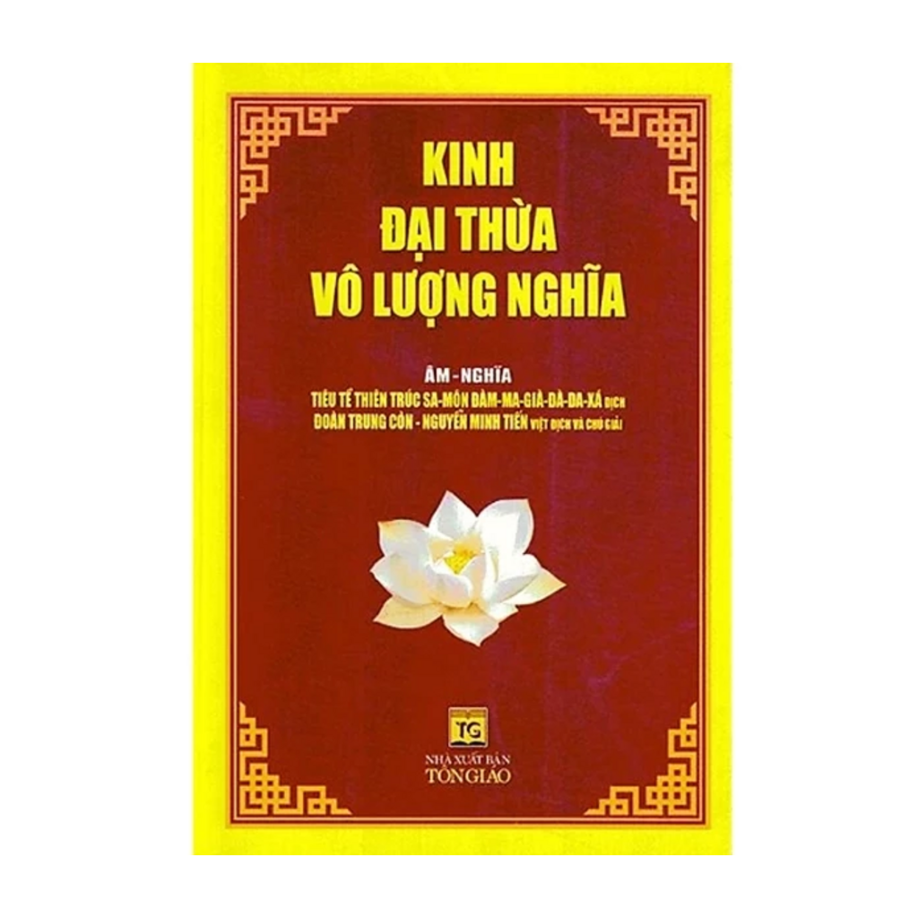 Bìa sách Kinh Đại Thừa Vô Lượng Nghĩa (Âm - Nghĩa)