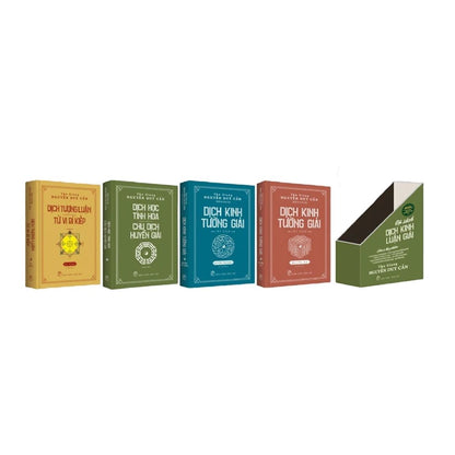 [Pre-order] Combo 4 Cuốn: Bộ Sách Dịch Kinh Luận Giải (Bìa Cứng - Mạ Vàng)