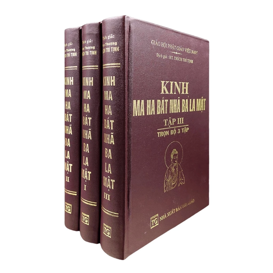 Kinh Ma Ha Bát Nhã Ba La Mật trọn bộ 3 tập bìa cứng