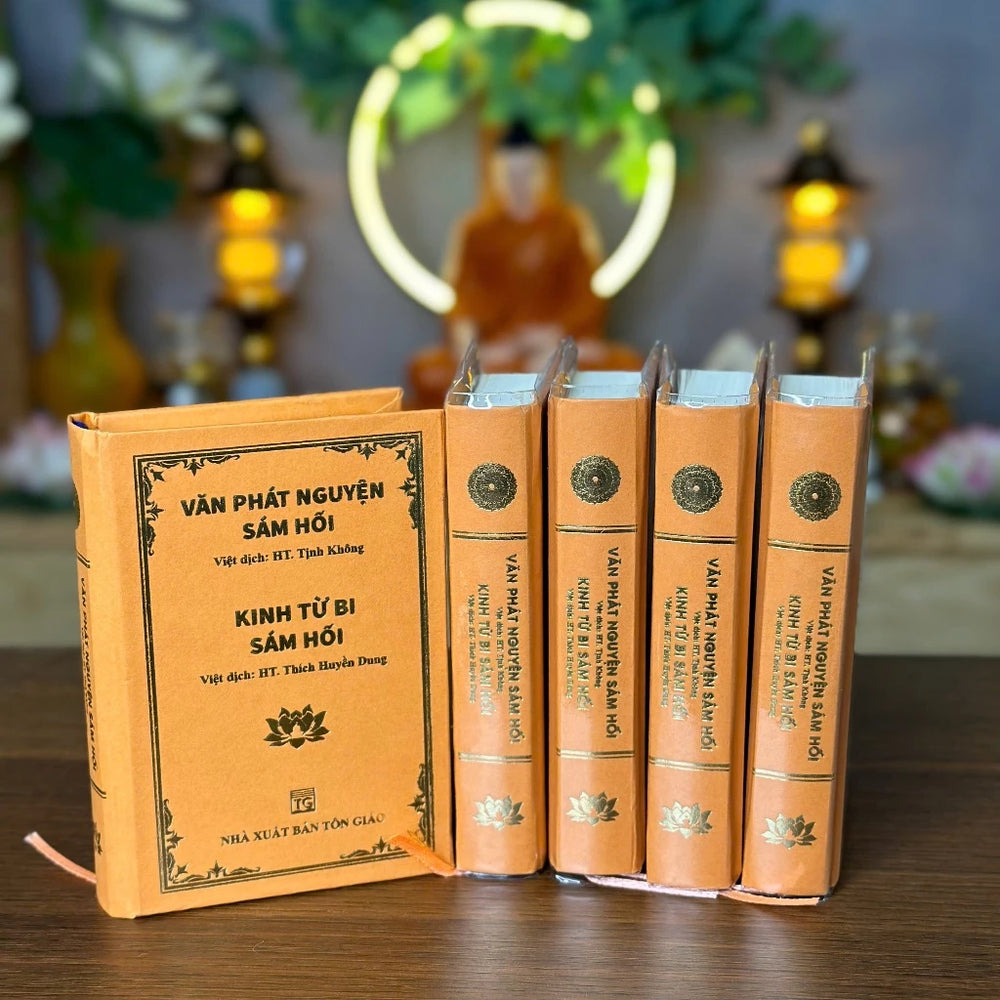 Bộ 5 Sách Kinh Mini Bỏ Túi (Địa Tạng, Sám Hối, Dược Sư, A Di Đà, Pháp Cú)