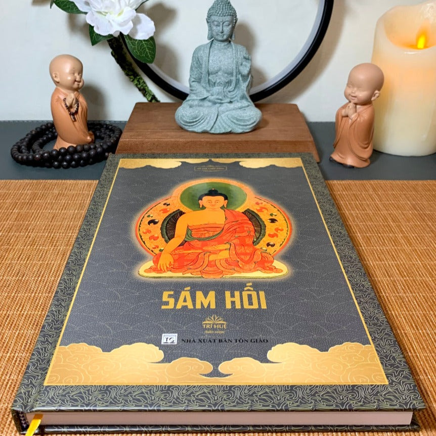 [Pre-order] Sổ tay chép Kinh Sám Hối chữ mờ (Bìa cứng | tặng kèm bút chép kinh)