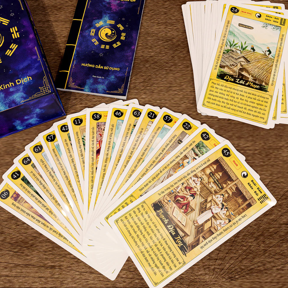 [Pre-order] Bộ Bài 64 Quẻ Kinh Dịch - Chiêm Nghiệm Thiên Cơ
