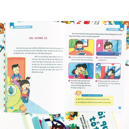 [Pre-order] Bộ 4 Cuốn Rèn Luyện Kỹ Năng Sống Dành Cho Trẻ: Giỏi Giao Tiếp, Thói Quen Tốt, Tự Thoát Hiểm, Tự Bảo Vệ Mình