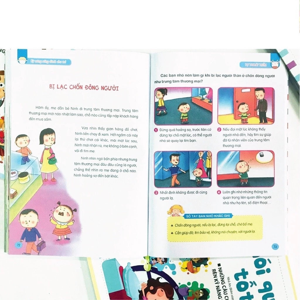 [Pre-order] Bộ 4 Cuốn Rèn Luyện Kỹ Năng Sống Dành Cho Trẻ: Giỏi Giao Tiếp, Thói Quen Tốt, Tự Thoát Hiểm, Tự Bảo Vệ Mình