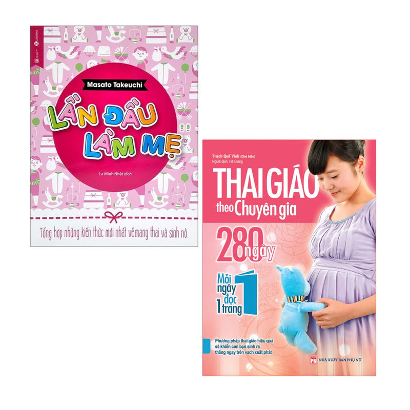 Combo Lần Đầu Làm Mẹ và Thai Giáo Theo Chuyên Gia 280 Ngày
