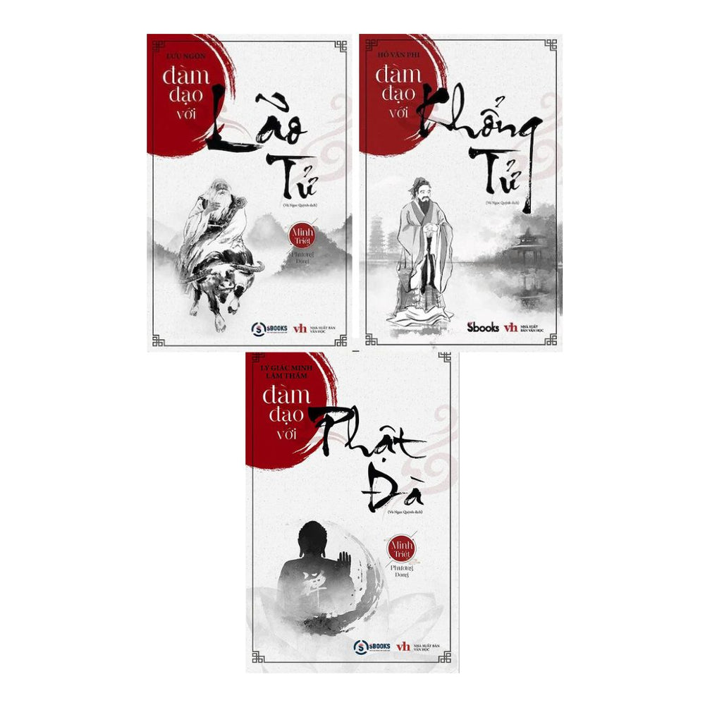 [Pre-order] Combo Đàm Đạo Với Khổng Tử, Lão Tử, Phật Đà - Minh Triết Phương Đông