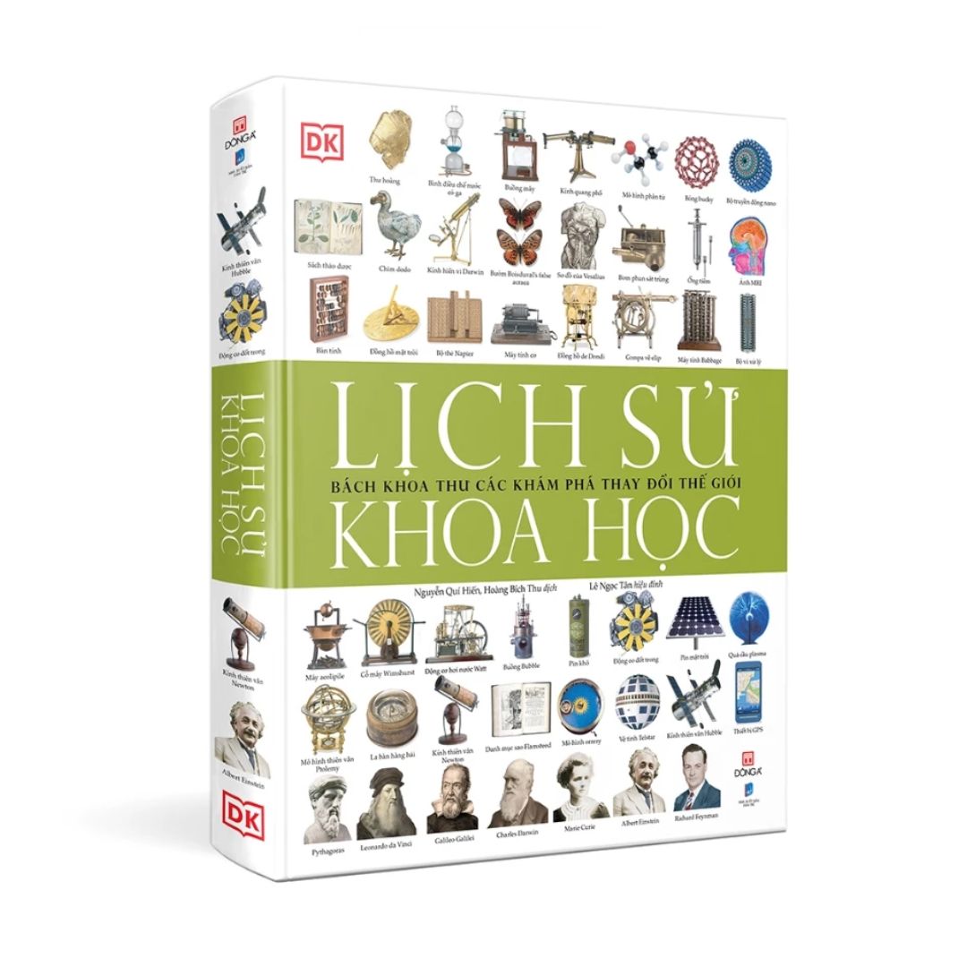 [Pre-order] Lịch Sử Khoa Học - Bách khoa thư các khám phá thay đổi thế giới