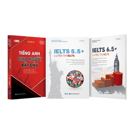 [Pre-order] Bộ sách Ielts cho người mới bắt đầu từ 0 - 6.5+