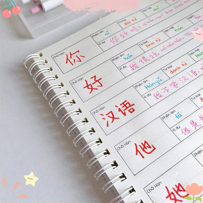 [Pre-order] Bộ Sổ Học Và Luyện Viết Tiếng Trung Layout Khoa Học