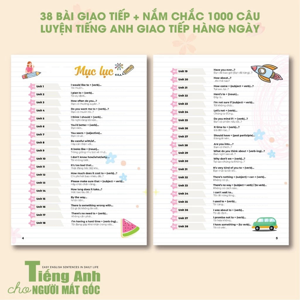 [Pre-order] Tiếng Anh Cho Người Mất Gốc - Luyện 1000 câu giao tiếp