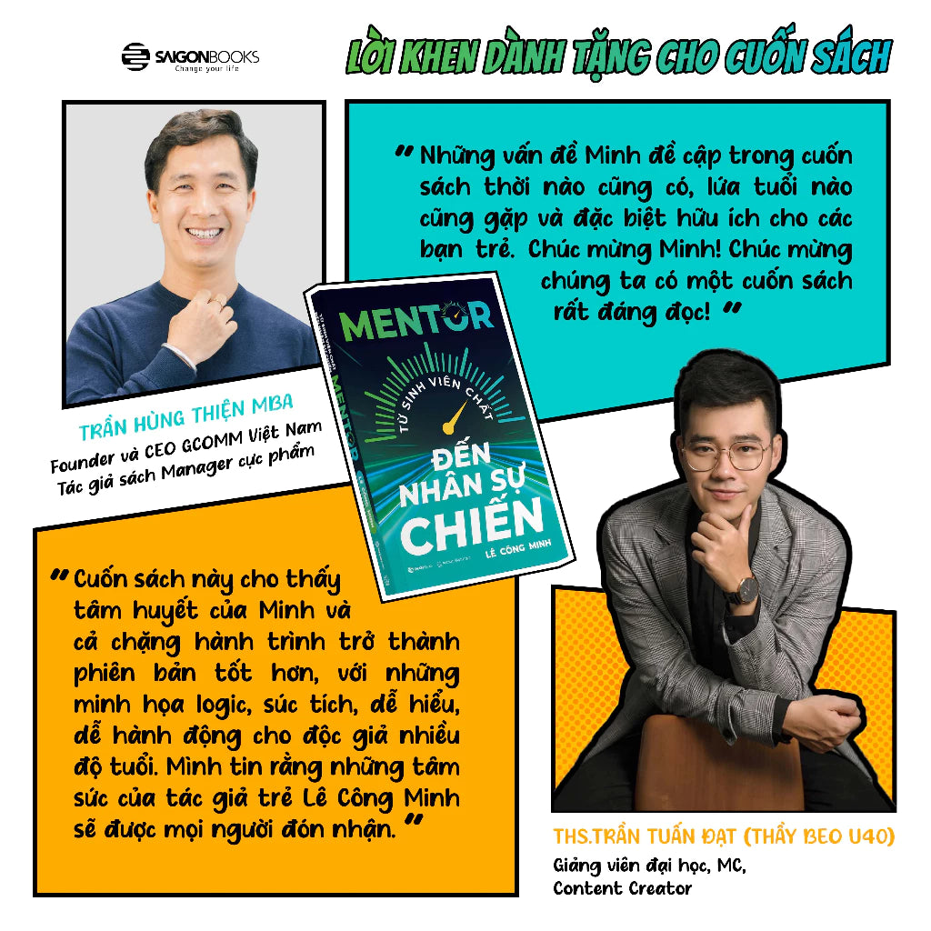 [Pre-order] Mentor - Từ Sinh Viên Chất Đến Nhân Sự Chiến