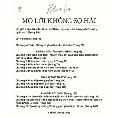 [Pre-order] Mở Lời Không Sợ Hãi: Đánh Thức Trí Tuệ Cảm Xúc Để Làm Chủ Mọi Cuộc Giao Tiếp