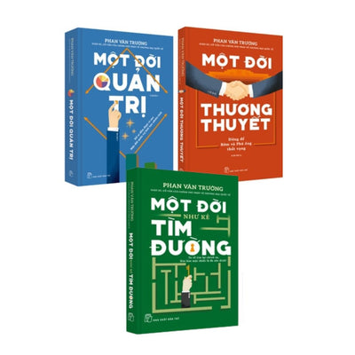 [Pre-order] Bộ Sách Kết Tinh Một Đời G.S Phan Văn Trường: Một Đời Thương Thuyết + Một Đời Quản Trị + Một Đời Như Kẻ Tìm Đường