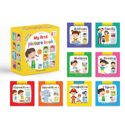 [Pre-order] My First Picture Book - Thư viện hình ảnh đầu tiên cho bé PHIÊN BẢN 2 (Song Ngữ Việt Anh  - Bộ 8 Cuốn)
