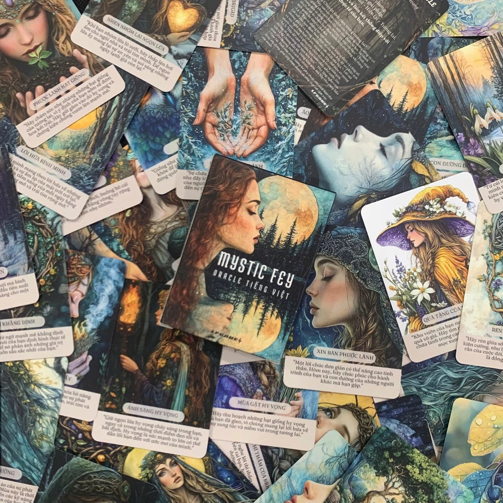 [Pre-order] Bộ bài Mystic Fey Oracle (Tiếng Việt)