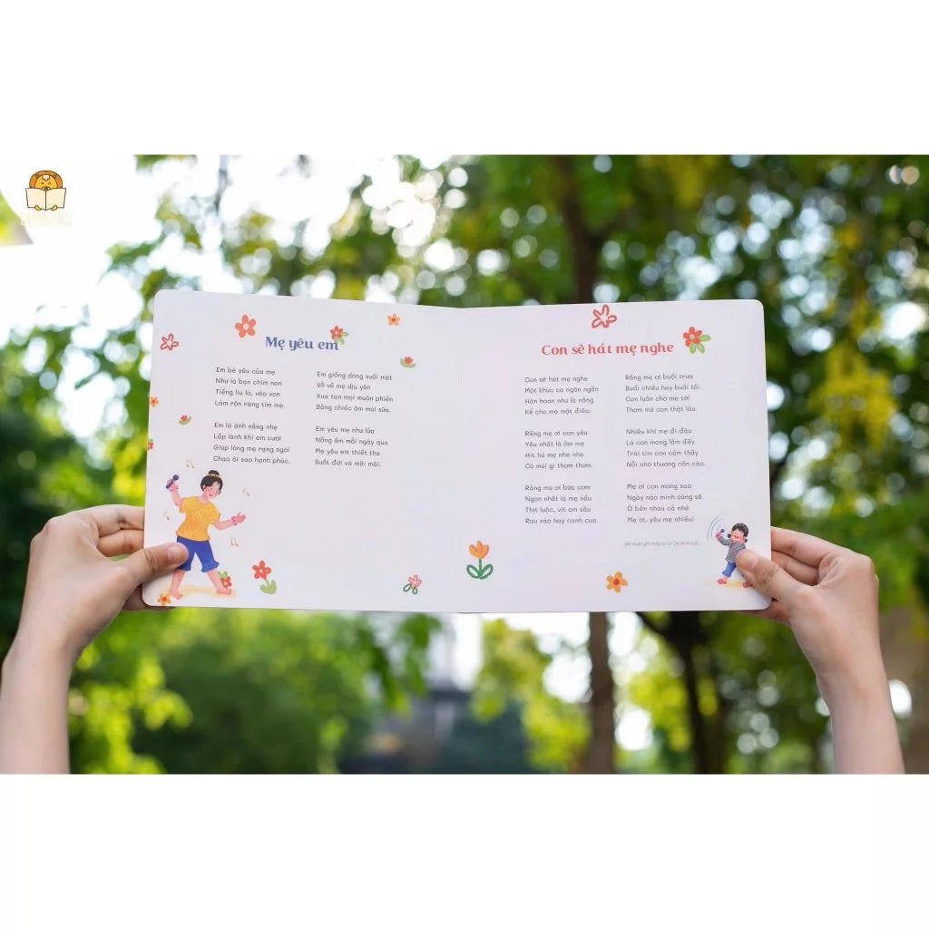 [Pre-order] Sách ru - Tập thơ Nếp nhà cho con bồi cứng (Cho bé 0-6 tuổi)