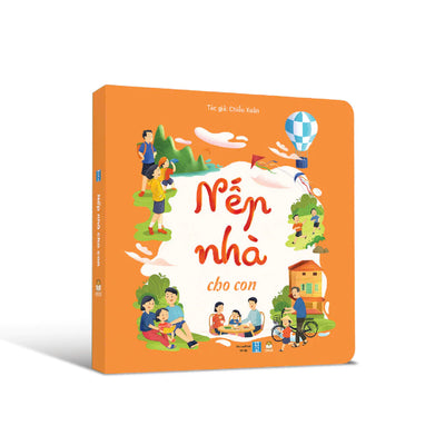 Sách ru - Tập thơ Nếp nhà cho con bồi cứng (Cho bé 0-6 tuổi)