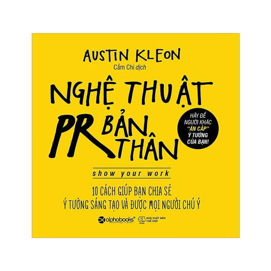 [Pre-order] Nghệ Thuật PR Bản Thân