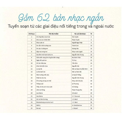 [Pre-order] Những Nhạc Khúc Hay Và Dễ Soạn Cho Đàn Piano, Bài nhạc Piano cơ bản