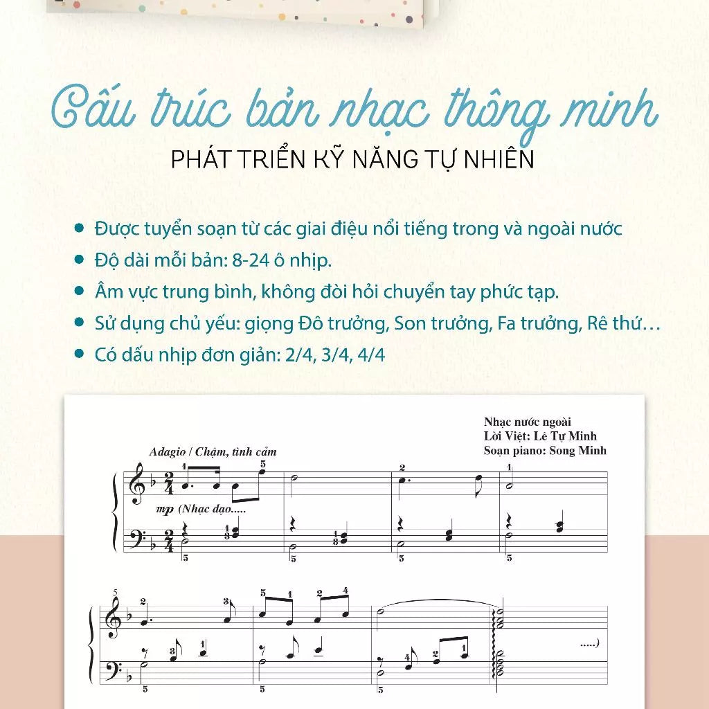 [Pre-order] Những Nhạc Khúc Hay Và Dễ Soạn Cho Đàn Piano, Bài nhạc Piano cơ bản