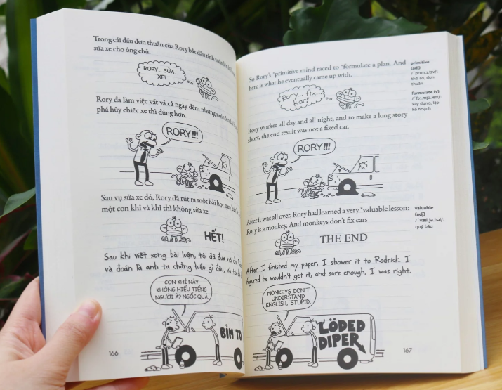 [Pre-order] Combo Tập 1-5 Nhật Ký Chú Bé Nhút Nhát (Song ngữ Anh Việt) - Diary Of a Wimpy Kid
