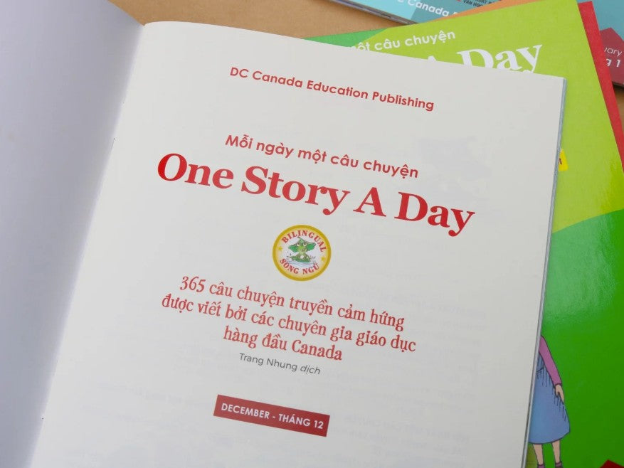 [Pre-order] One Story A Day - Combo Song Ngữ 12Q Cho Bé: 365 câu chuyện phát triển trí tuệ và nuôi dưỡng tâm hồn