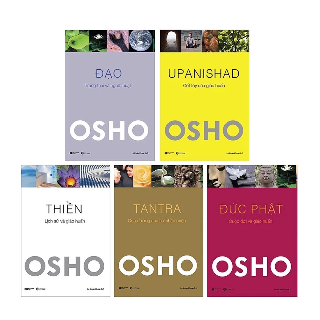[Pre-order] Bộ OSHO: Thiền, Đạo, Đức Phật, Tantra, Upanishad