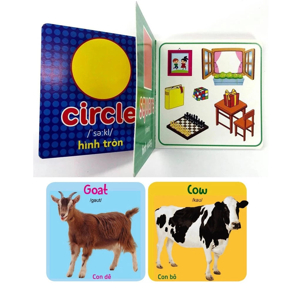[Pre-order] My First Picture Book - Thư viện hình ảnh đầu tiên cho bé (Song Ngữ Việt Anh  - Bộ 10 Cuốn)
