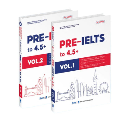 [Pre-order] Pre-Ielts to 4.5+ nền tảng để bắt đầu luyện IELTS