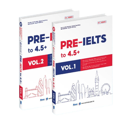 [Pre-order] Pre-Ielts to 4.5+ nền tảng để bắt đầu luyện IELTS