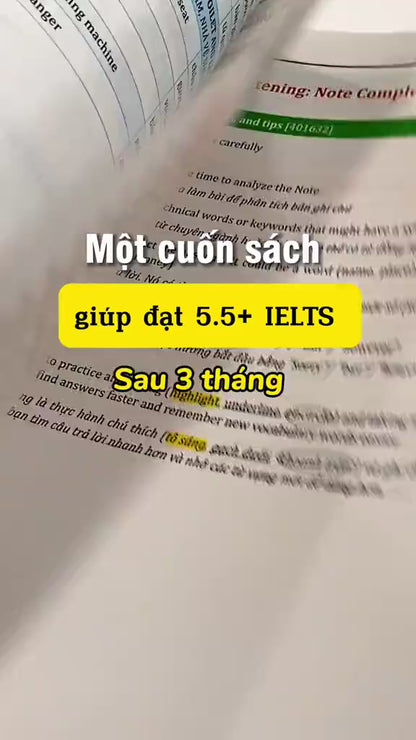 [Pre-order] Luyện thi Ielts 5.5+