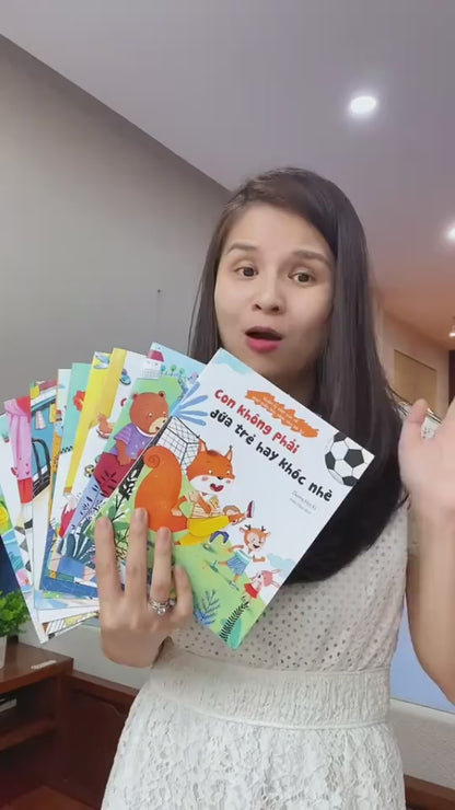 [Pre-order] Combo 10 Cuốn Quản Lý Cảm Xúc Và Phát Triển Tính Cách Cho Bé Từ 3 Tuổi