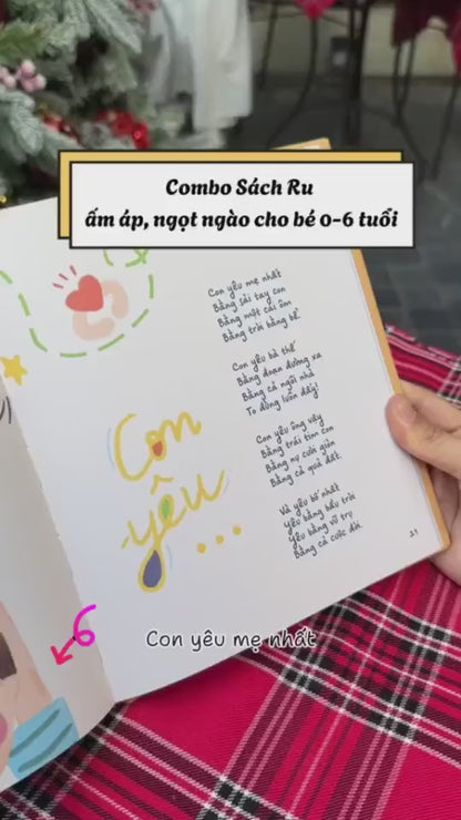 [Pre-order] Combo Sách ru Đêm Ấm + Dành Tặng Riêng Con - Bìa cứng (Dành cho bé 0-6 tuổi)