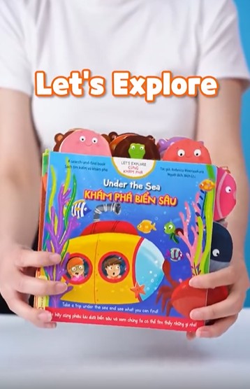 [Pre-order] Combo 4Q Cùng Khám Phá cho bé - Let's Explore (Song ngữ Việt Anh)