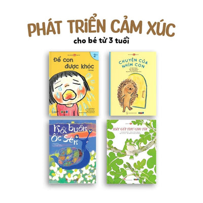 [Pre-order] Combo 4Q Ehon Phát Triển Cảm Xúc (Bé 3-6 Tuổi)