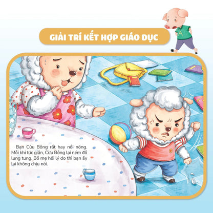 [Pre-order] Combo 10 Cuốn Quản Lý Cảm Xúc Và Phát Triển Tính Cách Cho Bé Từ 3 Tuổi