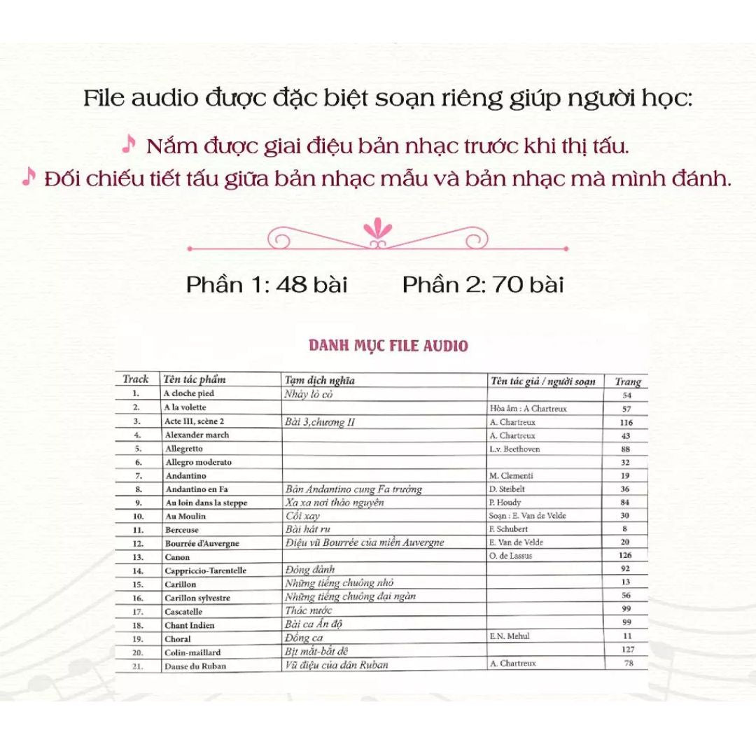 [Pre-order] Sách Piano Phương Pháp Hồng - Methode Rose (Bộ 2 Tập)
