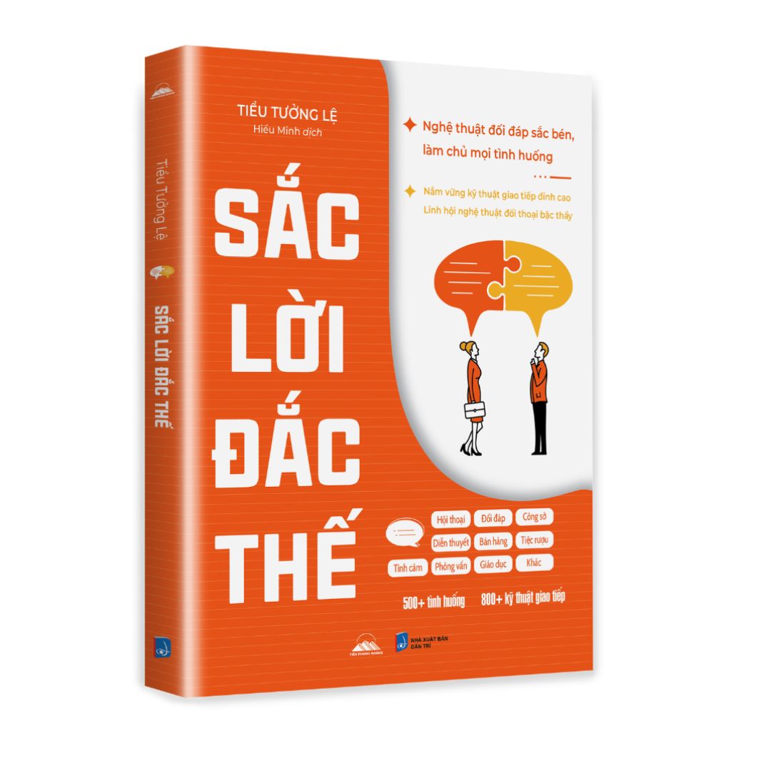 [Pre-order] Sắc Lời Đắc Thế - Nghệ Thuật Đối Đáp Sắc Bén, Làm Chủ Mọi Tình Huống