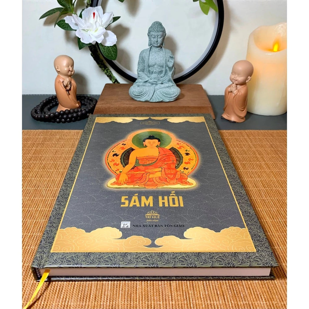 Combo 4Q Sổ Chép Kinh Phiên Bản Cao Cấp Bìa Cứng (Địa Tạng - Sám Hối - Chú Đại Bi - Dược Sư)
