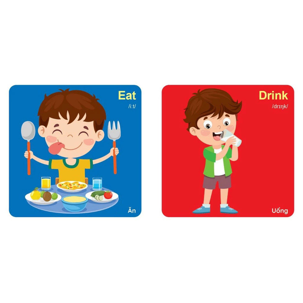 [Pre-order] My First Picture Book - Thư viện hình ảnh đầu tiên cho bé PHIÊN BẢN 2 (Song Ngữ Việt Anh  - Bộ 8 Cuốn)