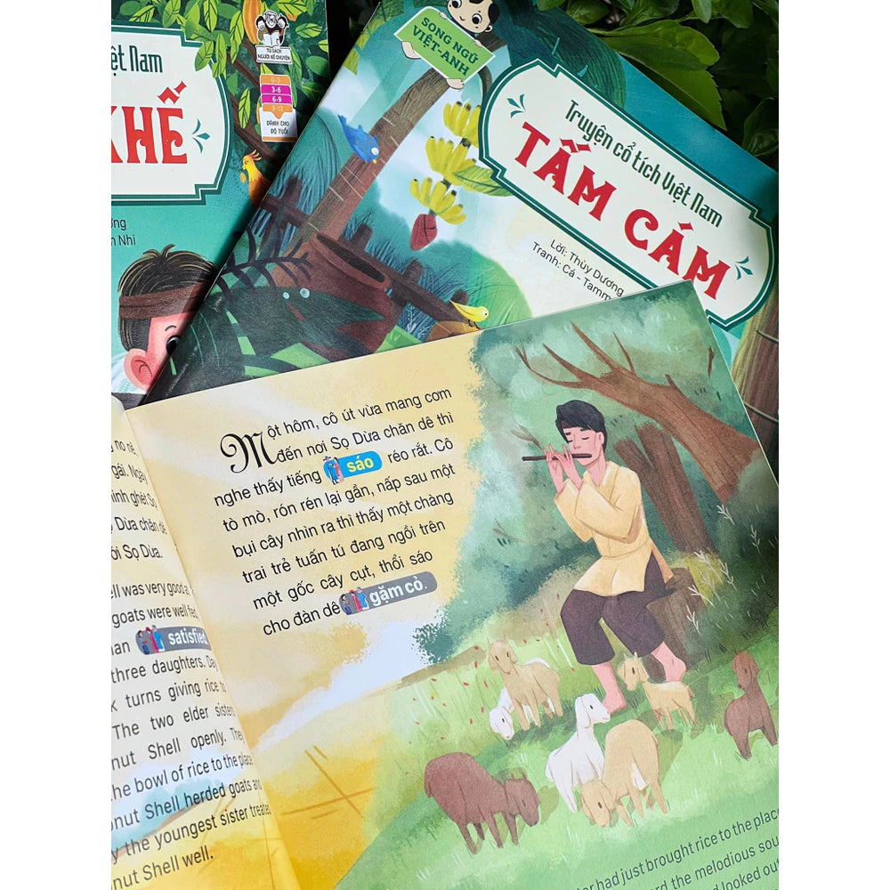 [Pre-order] Truyện cổ tích Việt Nam tranh màu cao cấp (Song ngữ Việt - Anh) cho trẻ từ 3 - 9 tuổi (Bộ 6 Tập)