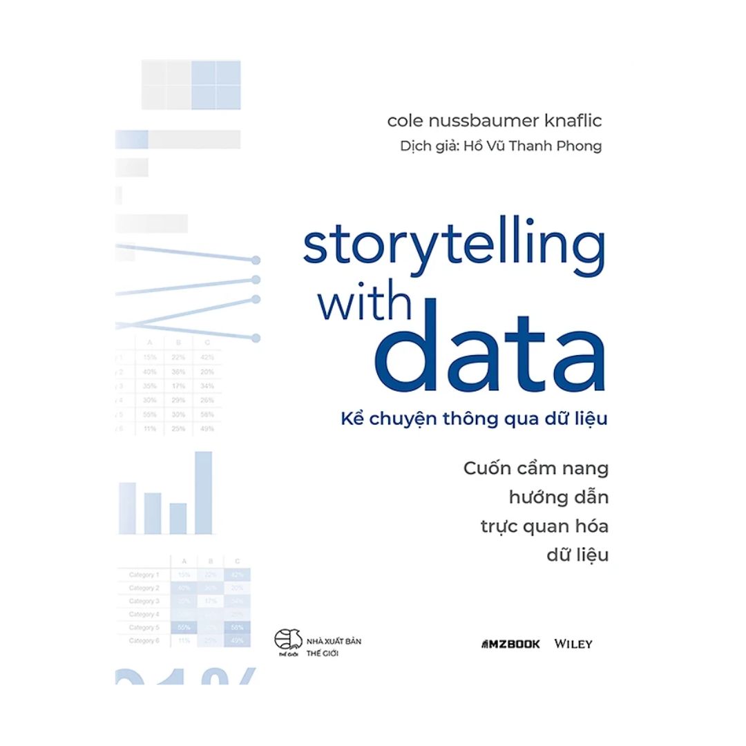 [Pre-order] Storytelling With Data - Kể Chuyện Thông Qua Dữ Liệu (Cuốn Cẩm Nang Hướng Dẫn Trực Quan Hóa Dữ Liệu)