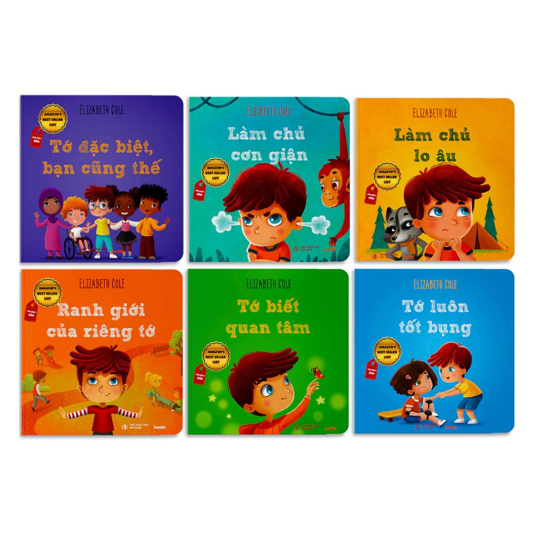 [Pre-order] Sức Mạnh Của Cảm Xúc - Bộ 6 Quyển Giúp Trẻ Hiểu Và Điều Chỉnh Hành Vi Từ Bé