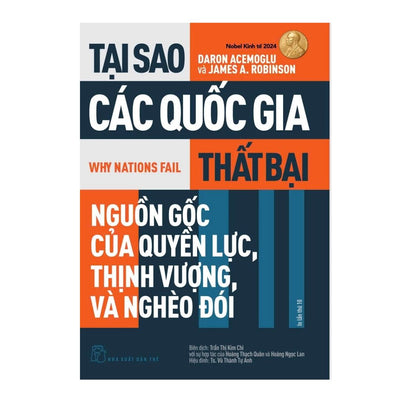 [Pre-order] Tại Sao Các Quốc Gia Thất Bại (Nobel Kinh Tế 2024)