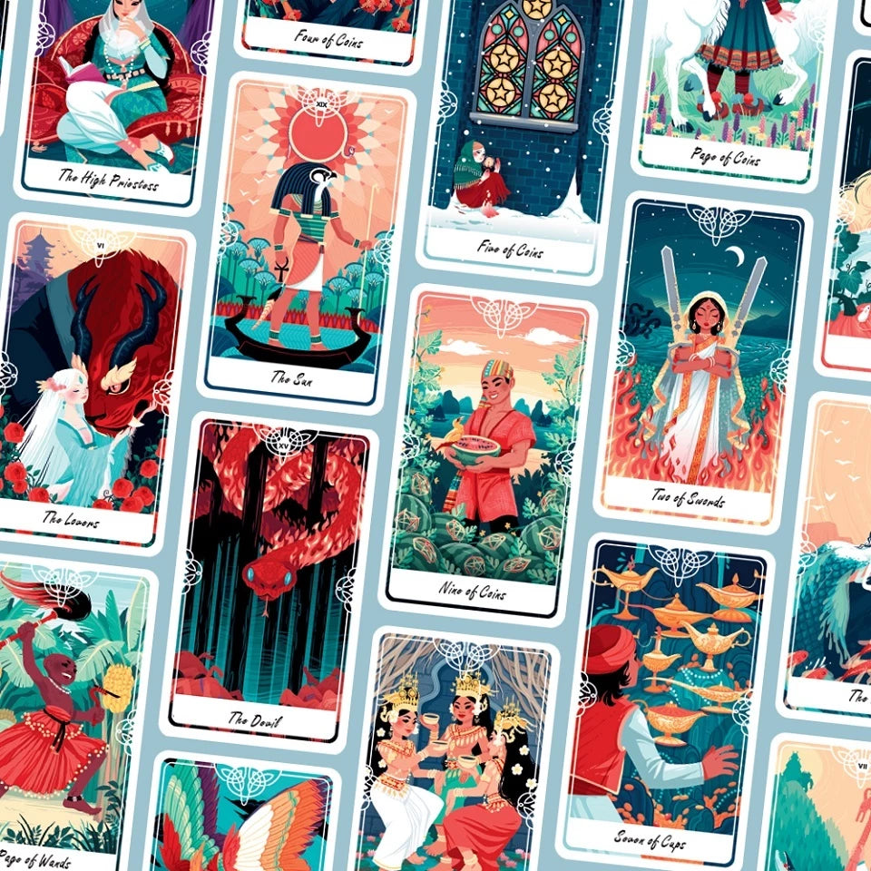[Pre-order] Tarot Of The Divine (Bộ Bài & Sách Hướng Dẫn)