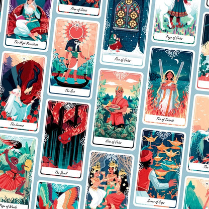 [Pre-order] Tarot Of The Divine (Bộ Bài & Sách Hướng Dẫn)