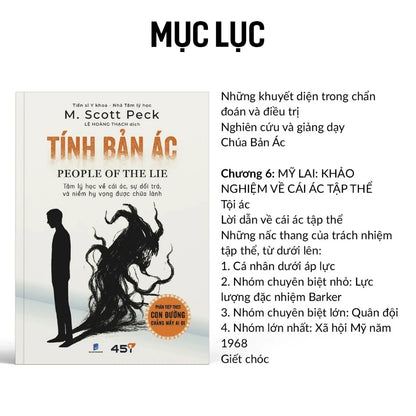 [Pre-order] Tính Bản Ác - Tâm Lý Học Về Cái Ác, Sự Dối Trá Và Niềm Hy Vọng Được Chữa Lành