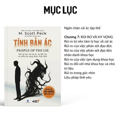 [Pre-order] Tính Bản Ác - Tâm Lý Học Về Cái Ác, Sự Dối Trá Và Niềm Hy Vọng Được Chữa Lành