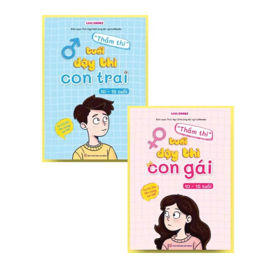 [Pre-order] Thầm Thì Tuổi Dậy Thì Con Trai & Thầm Thì Tuổi Dậy Thì Con Gái