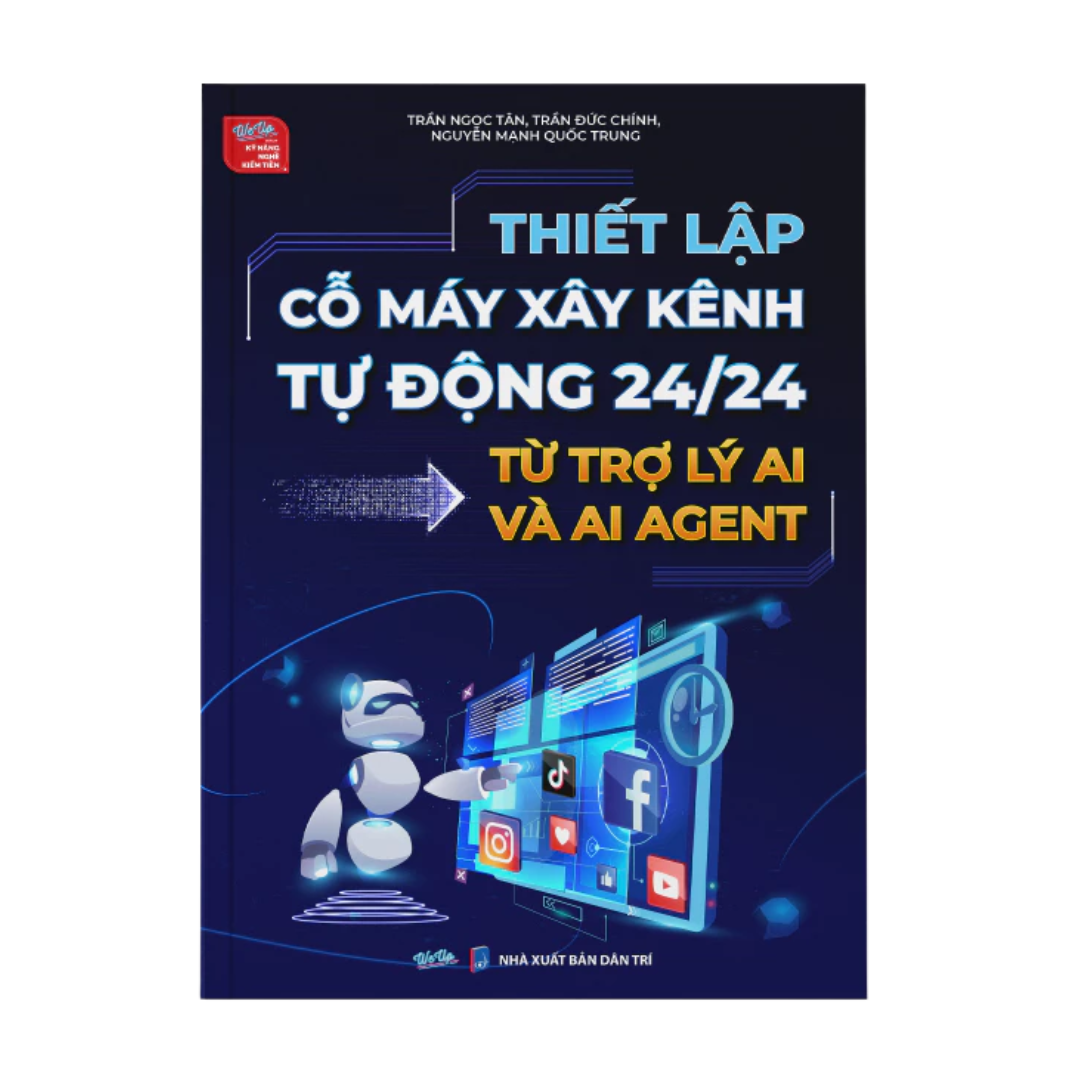 [Pre-order] Thiết lập cỗ máy xây kênh tự động 24/24 từ trợ lý AI và AI Agent